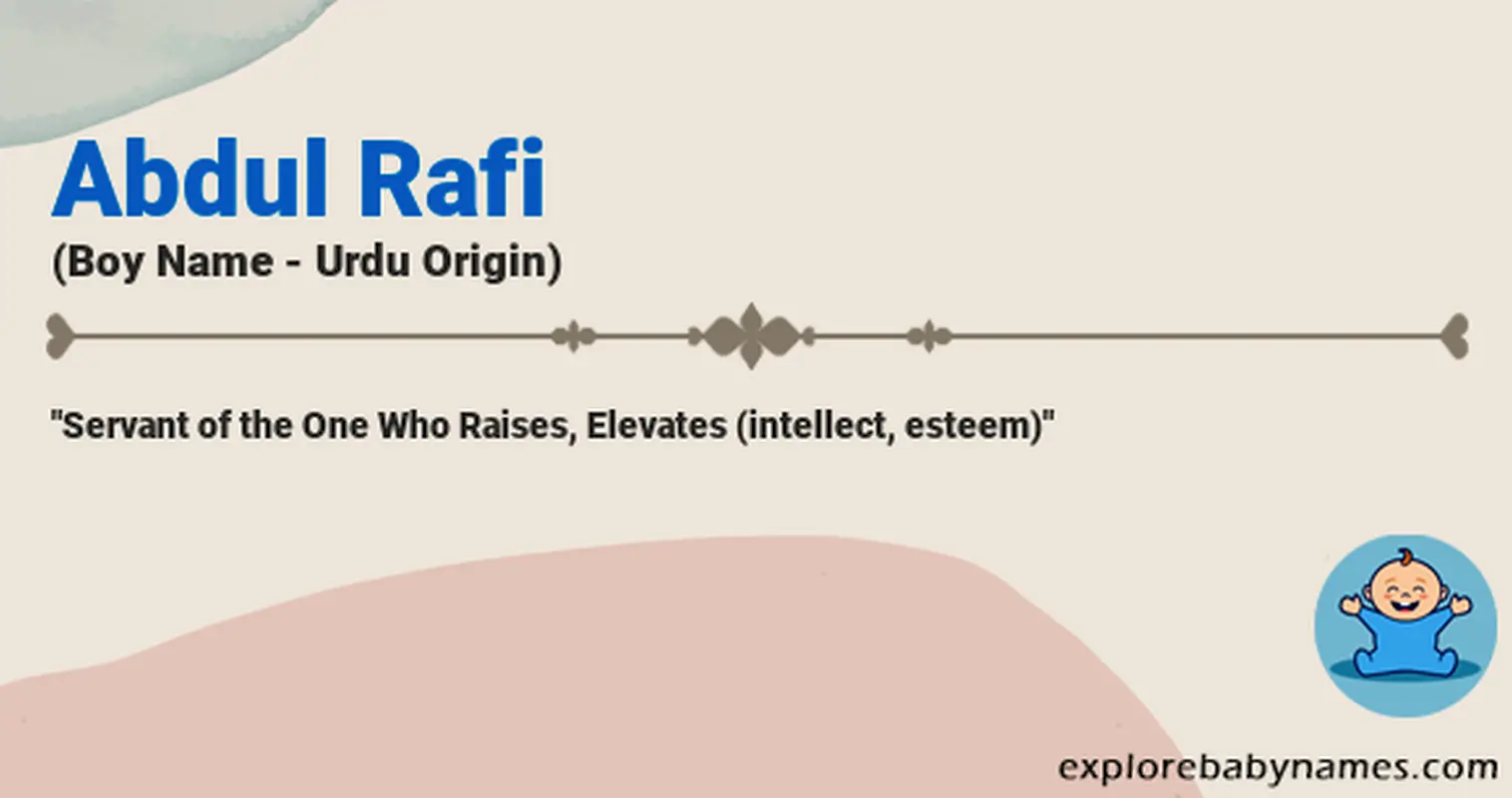 Meaning of Abdul Rafi