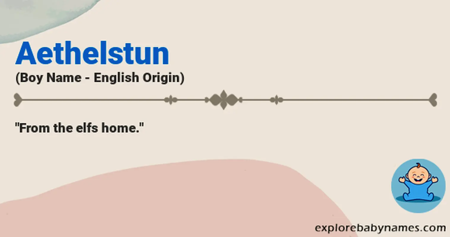 Meaning of Aethelstun