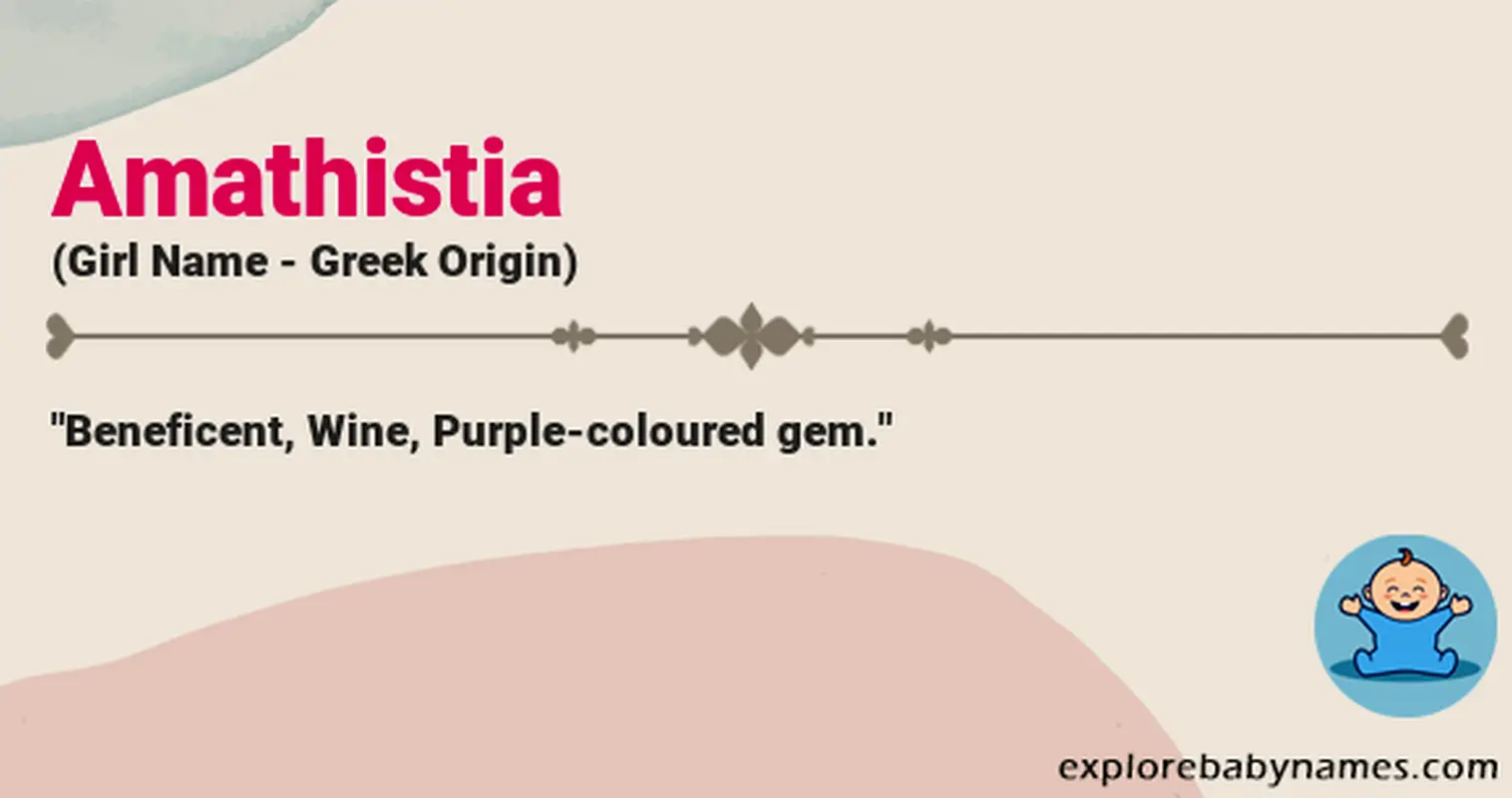 Meaning of Amathistia