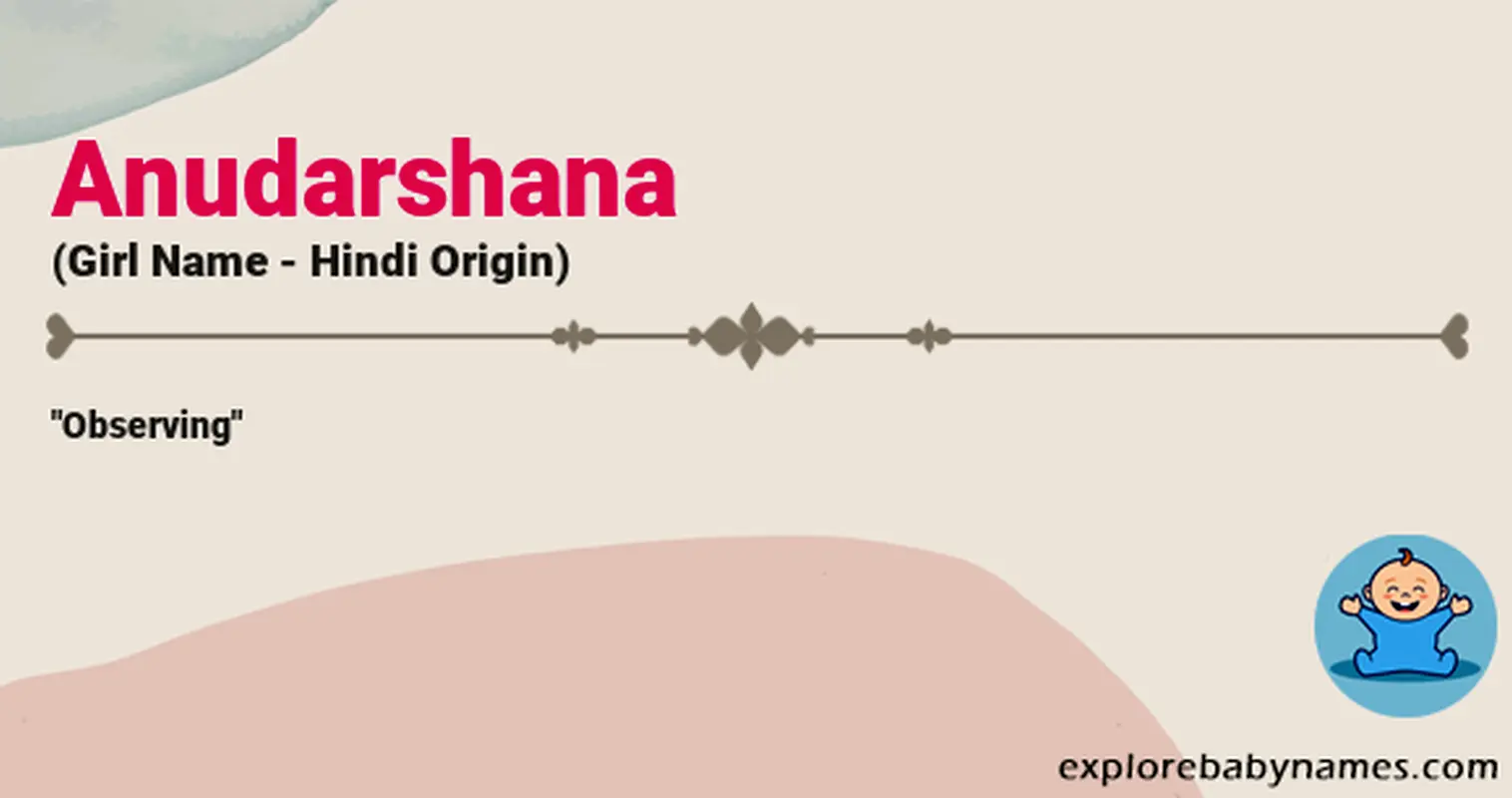 Meaning of Anudarshana