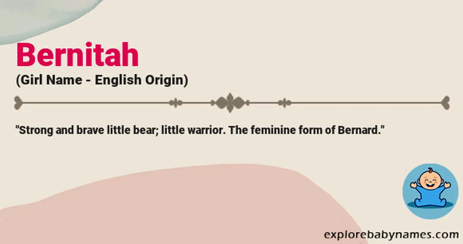 Meaning of Bernitah