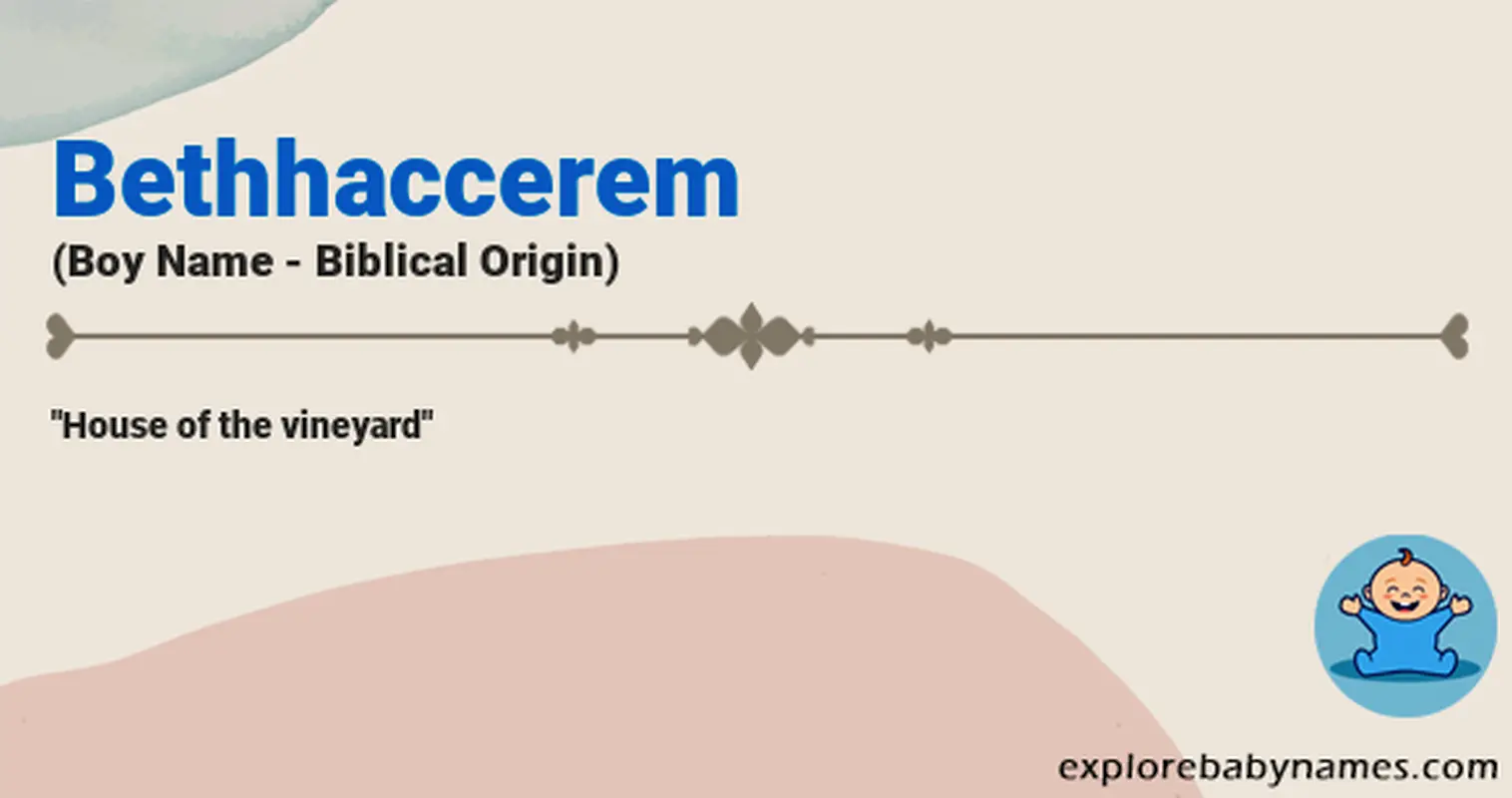 Meaning of Bethhaccerem