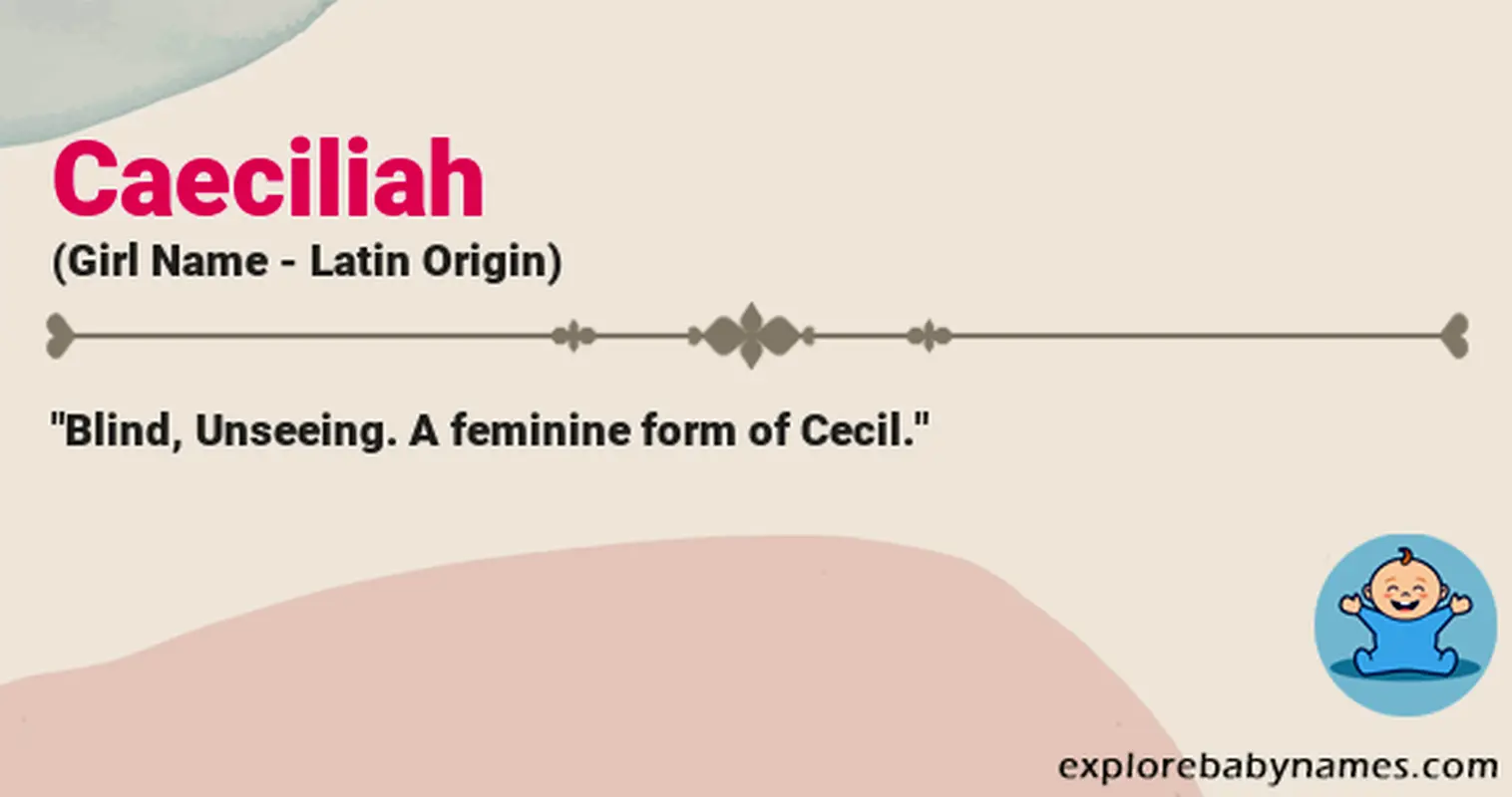 Meaning of Caeciliah