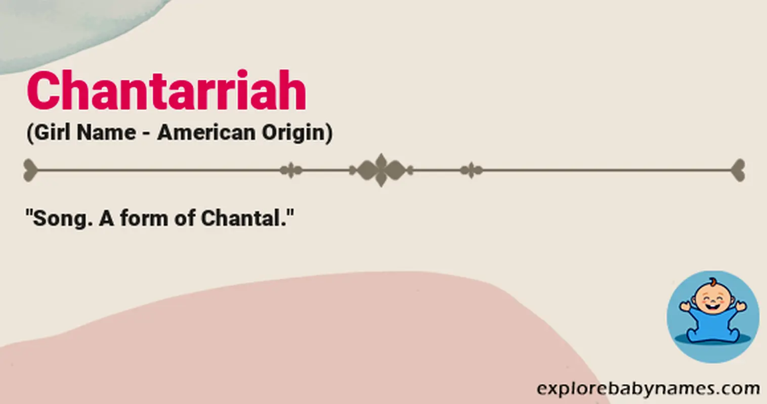 Meaning of Chantarriah