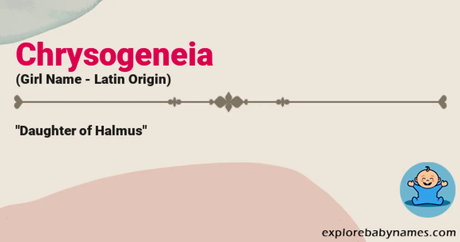 Meaning of Chrysogeneia