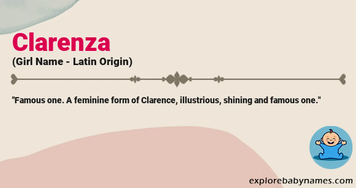 Meaning of Clarenza