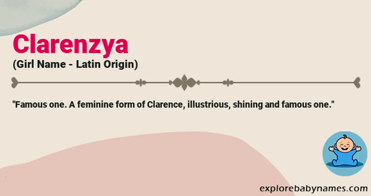 Meaning of Clarenzya