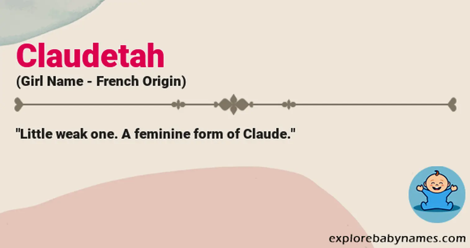 Meaning of Claudetah