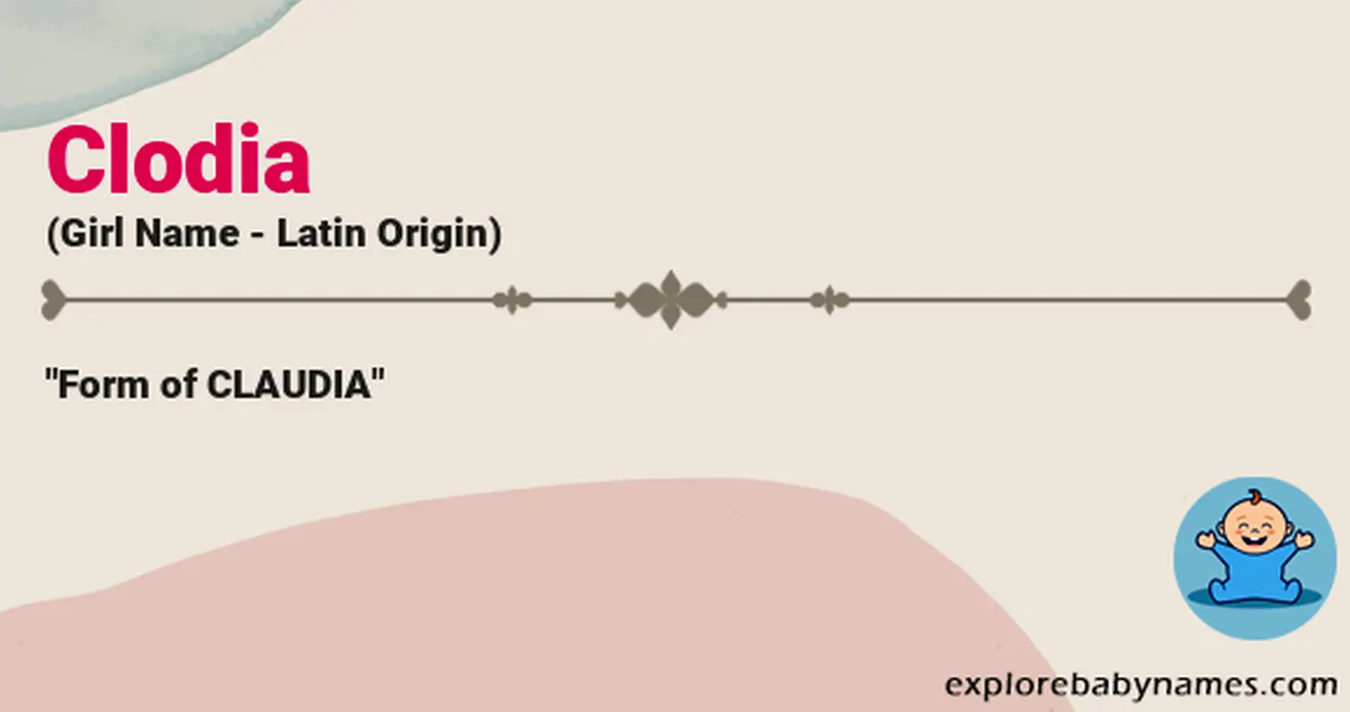 Meaning of Clodia