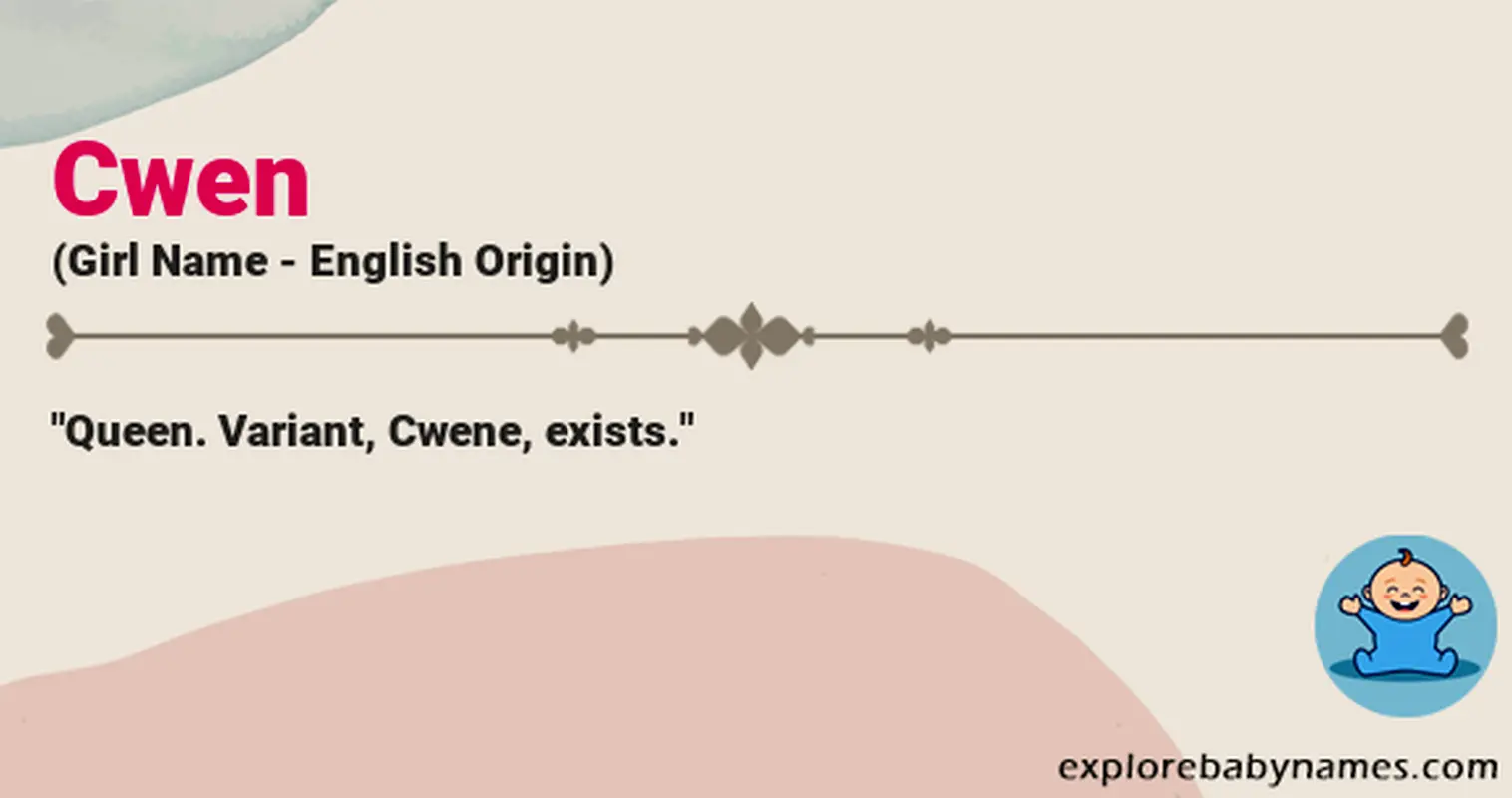 Meaning of Cwen