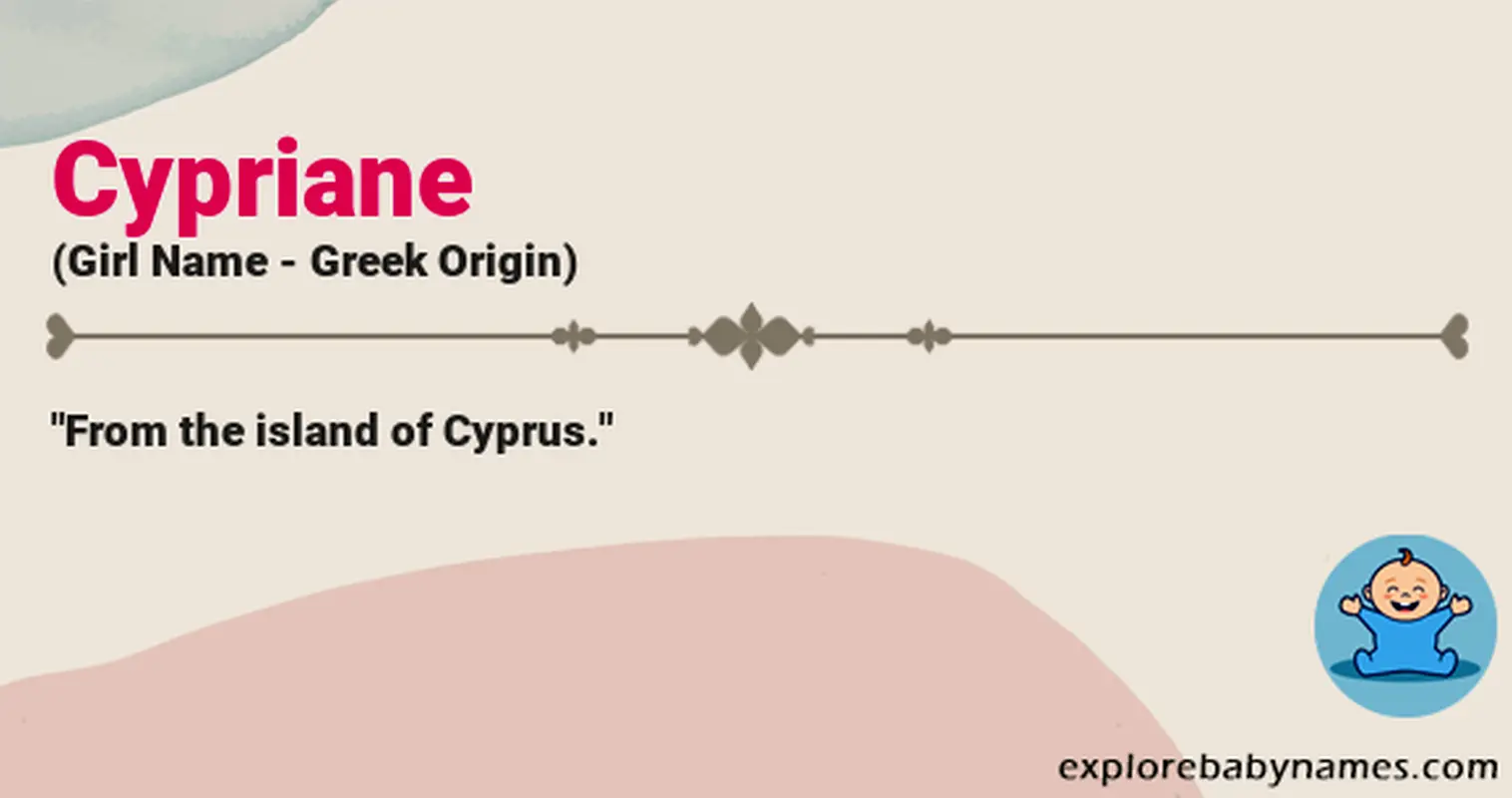 Meaning of Cypriane