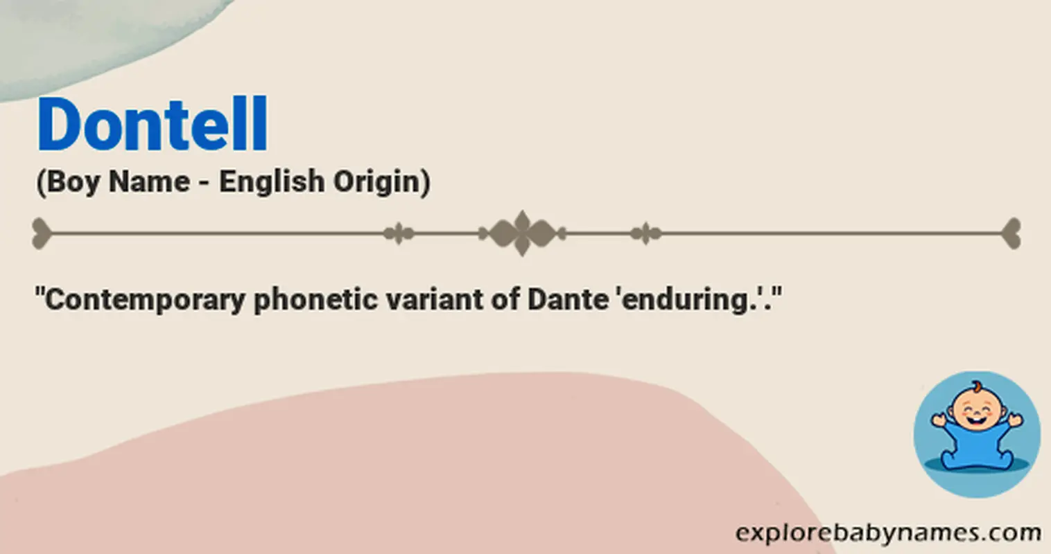 Meaning of Dontell