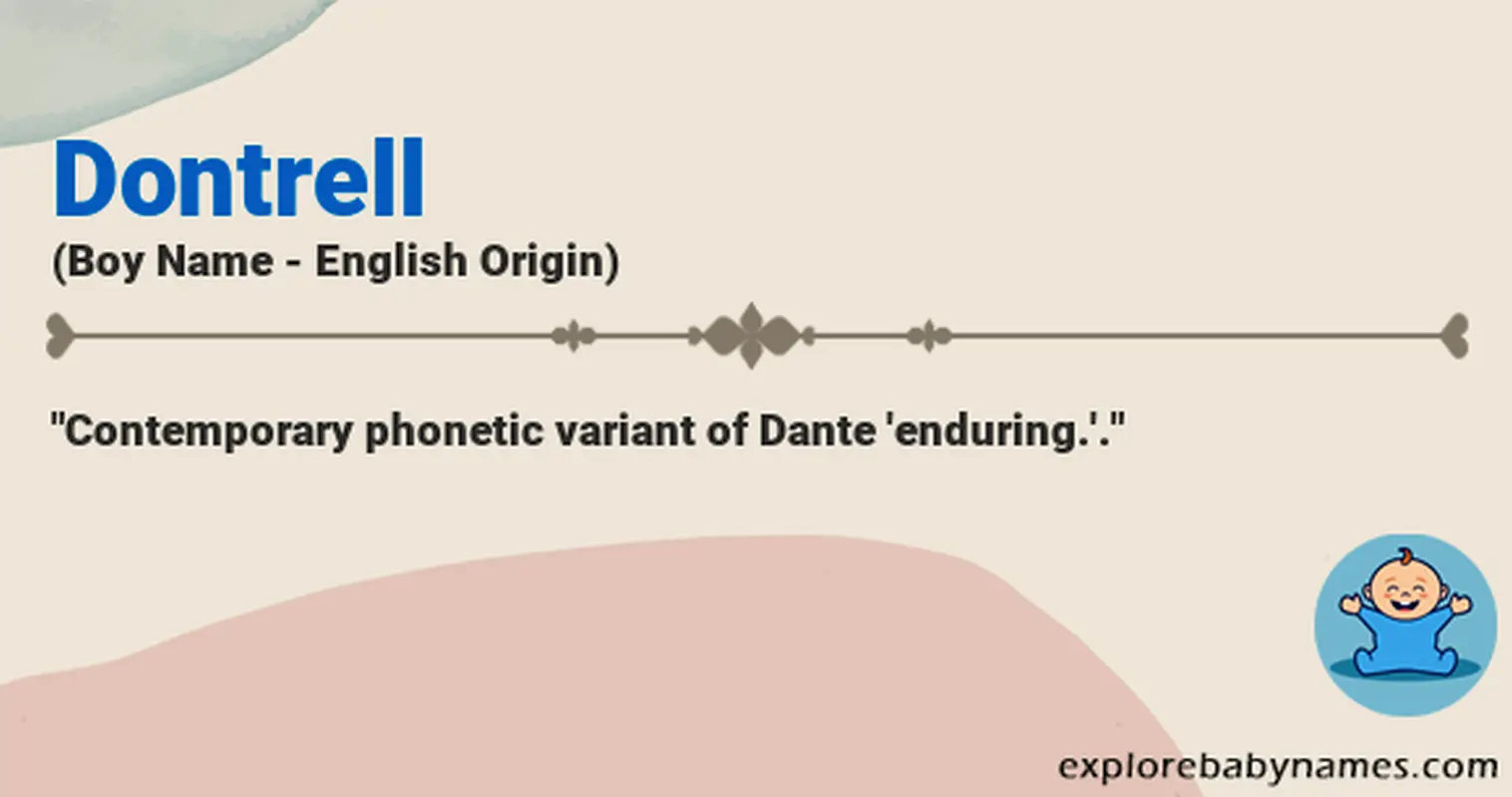 Meaning of Dontrell