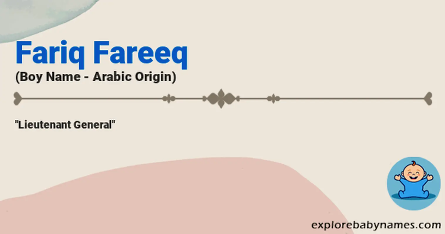 Meaning of Fariq Fareeq