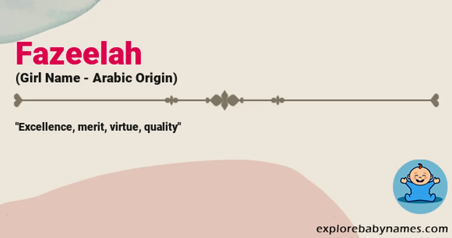 Meaning of Fazeelah