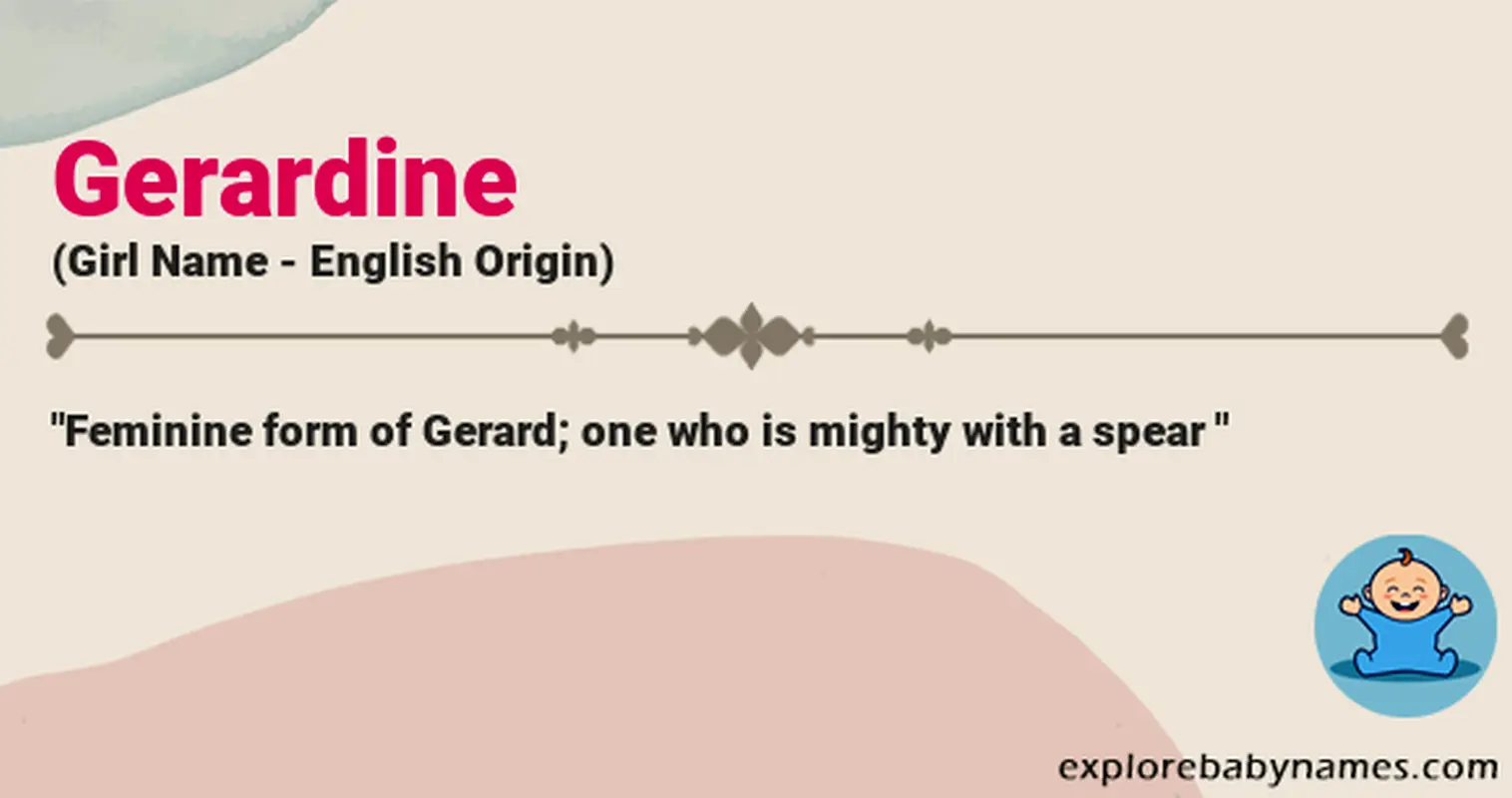 Meaning of Gerardine