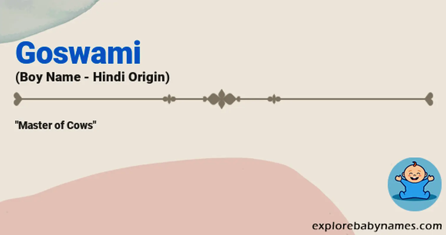 Meaning of Goswami