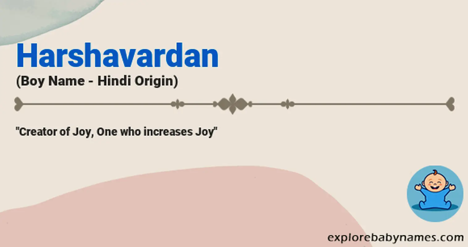 Meaning of Harshavardan