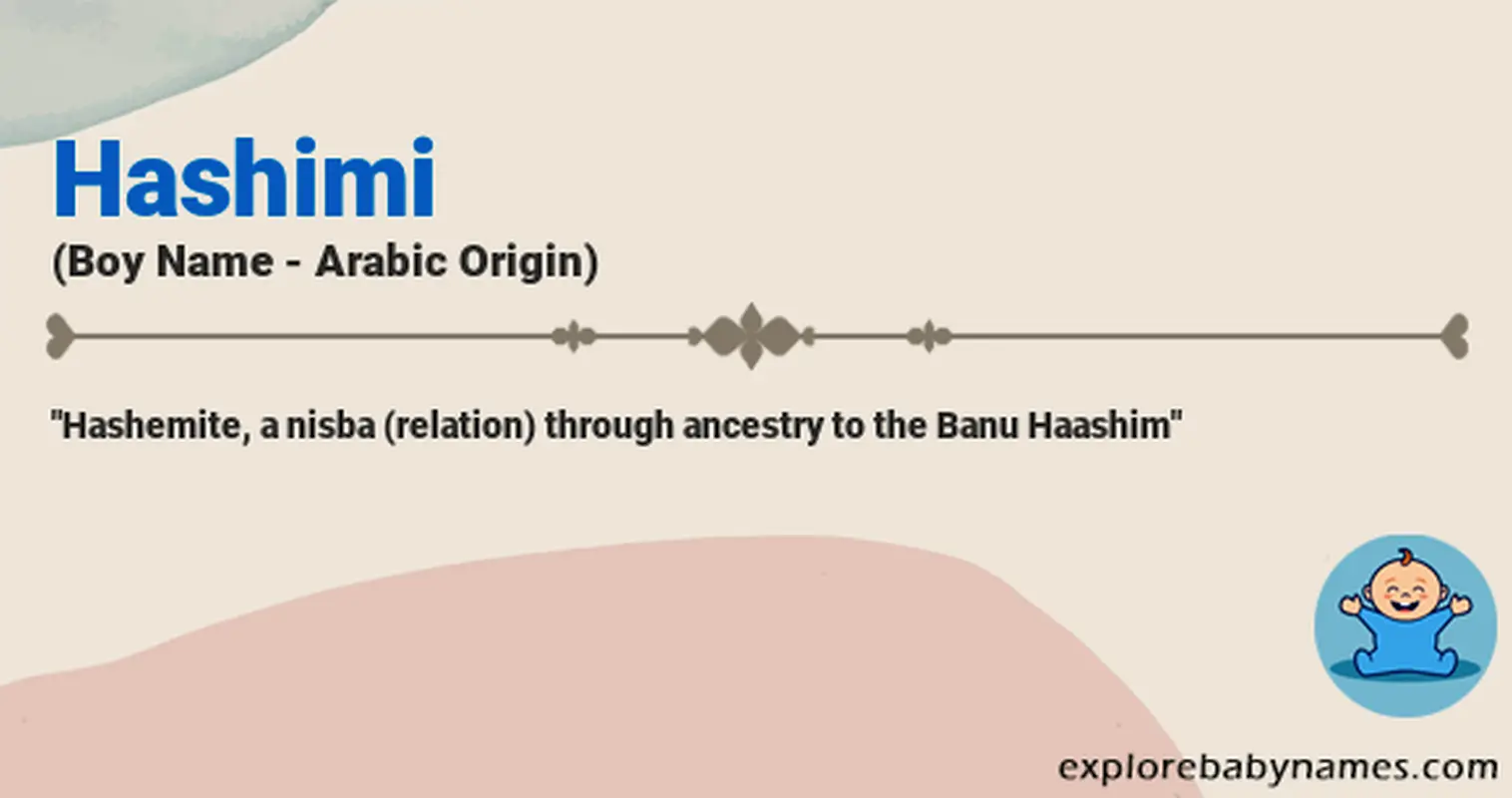 Meaning of Hashimi