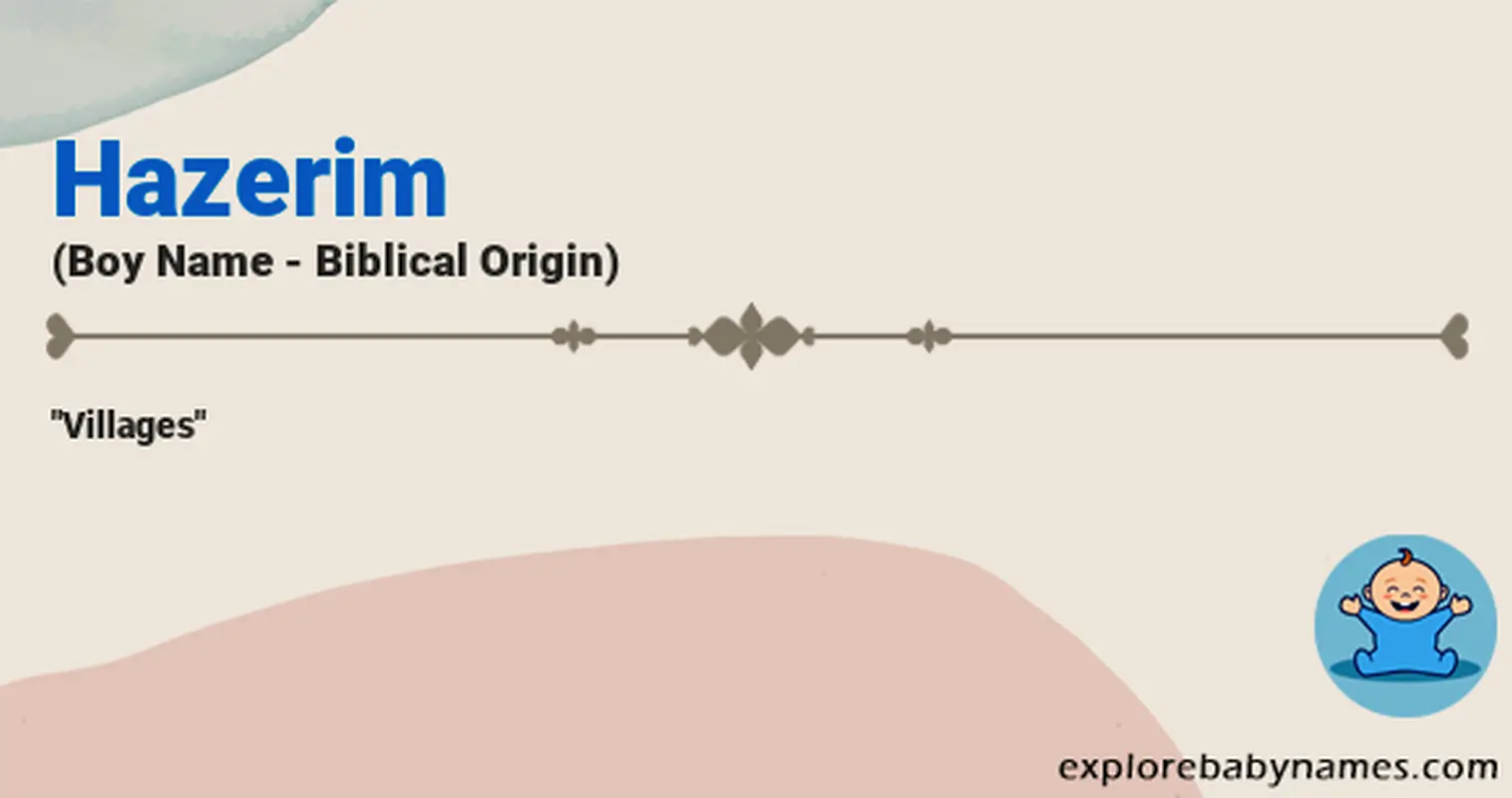 Meaning of Hazerim