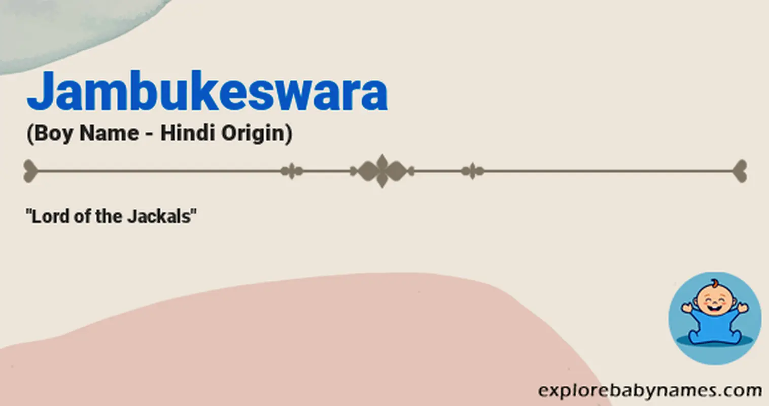 Meaning of Jambukeswara