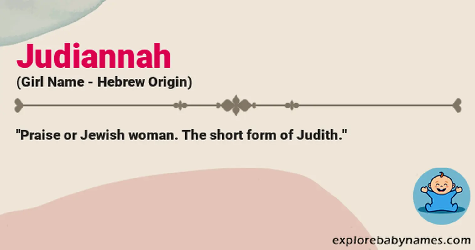 Meaning of Judiannah