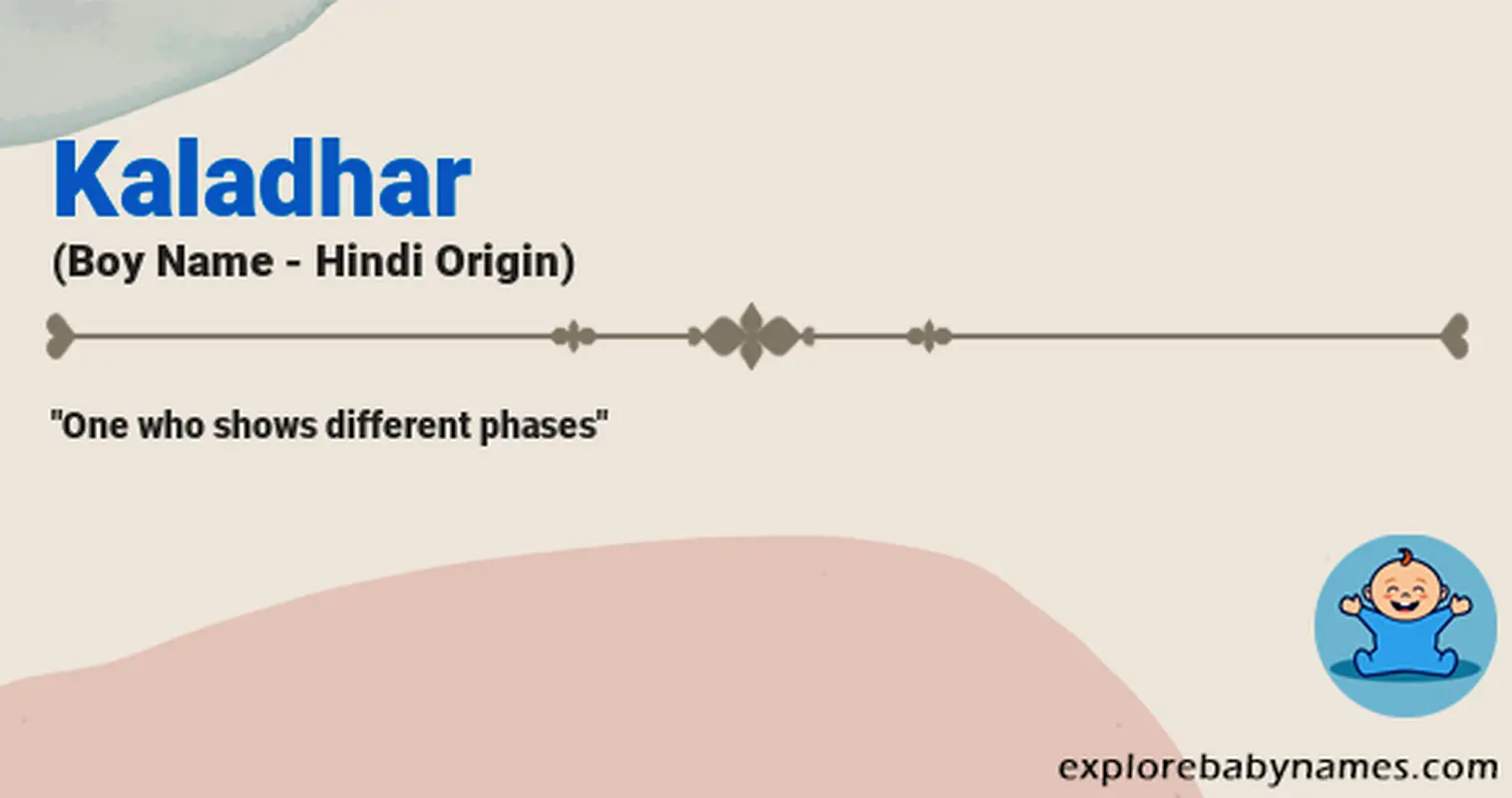 Meaning of Kaladhar