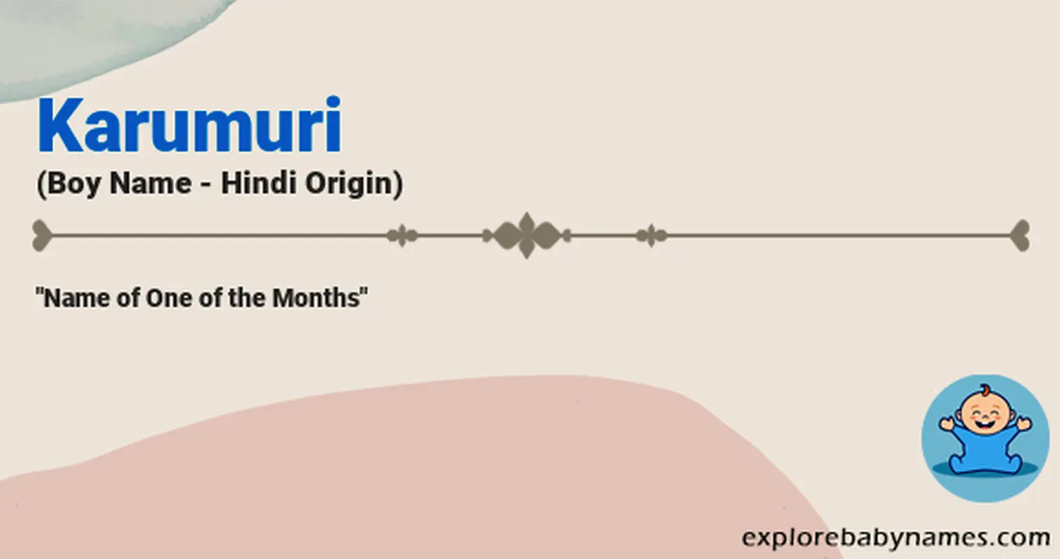 Meaning of Karumuri