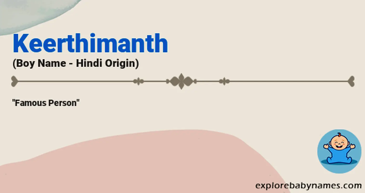 Meaning of Keerthimanth