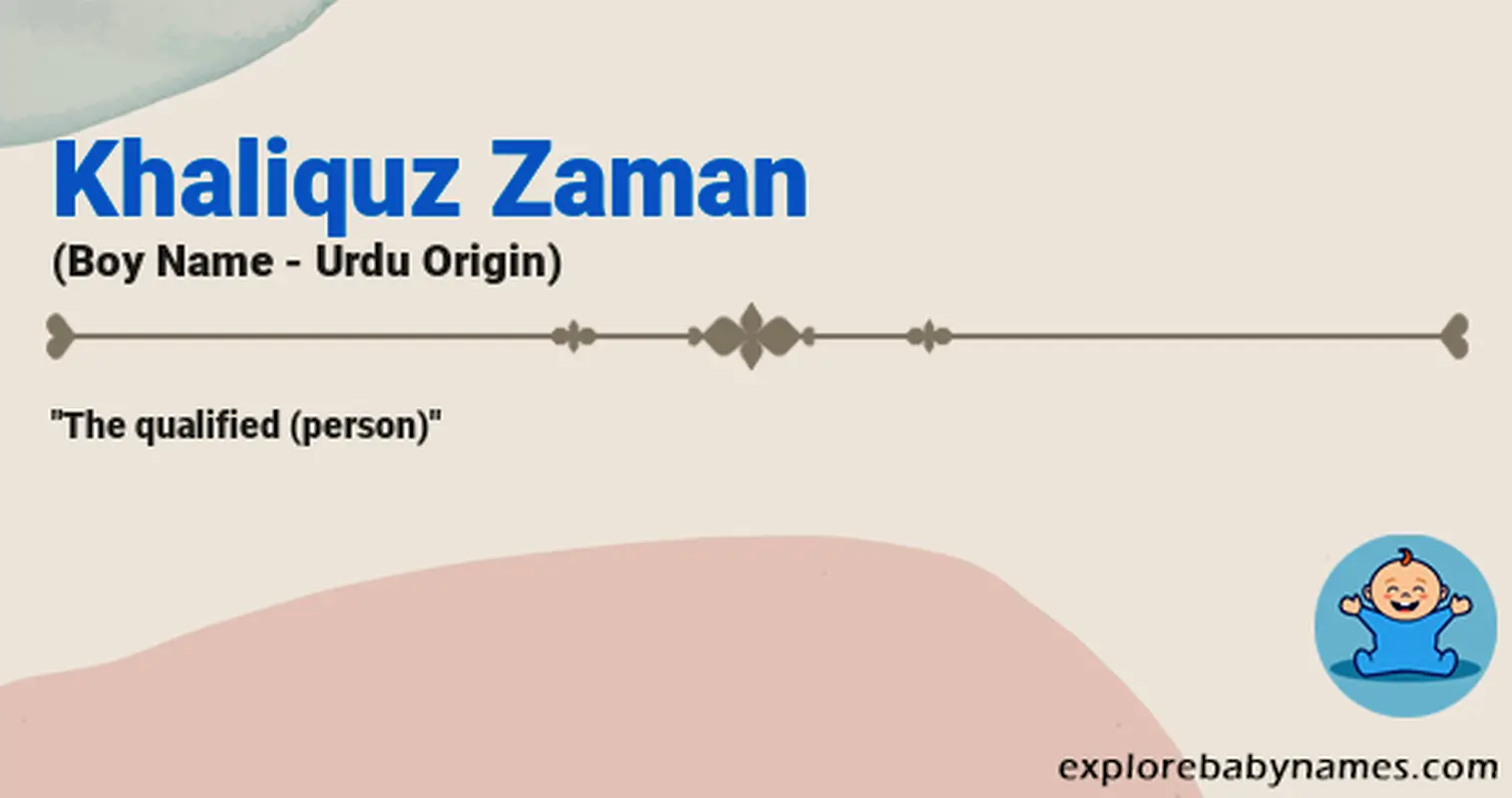 Meaning of Khaliquz Zaman