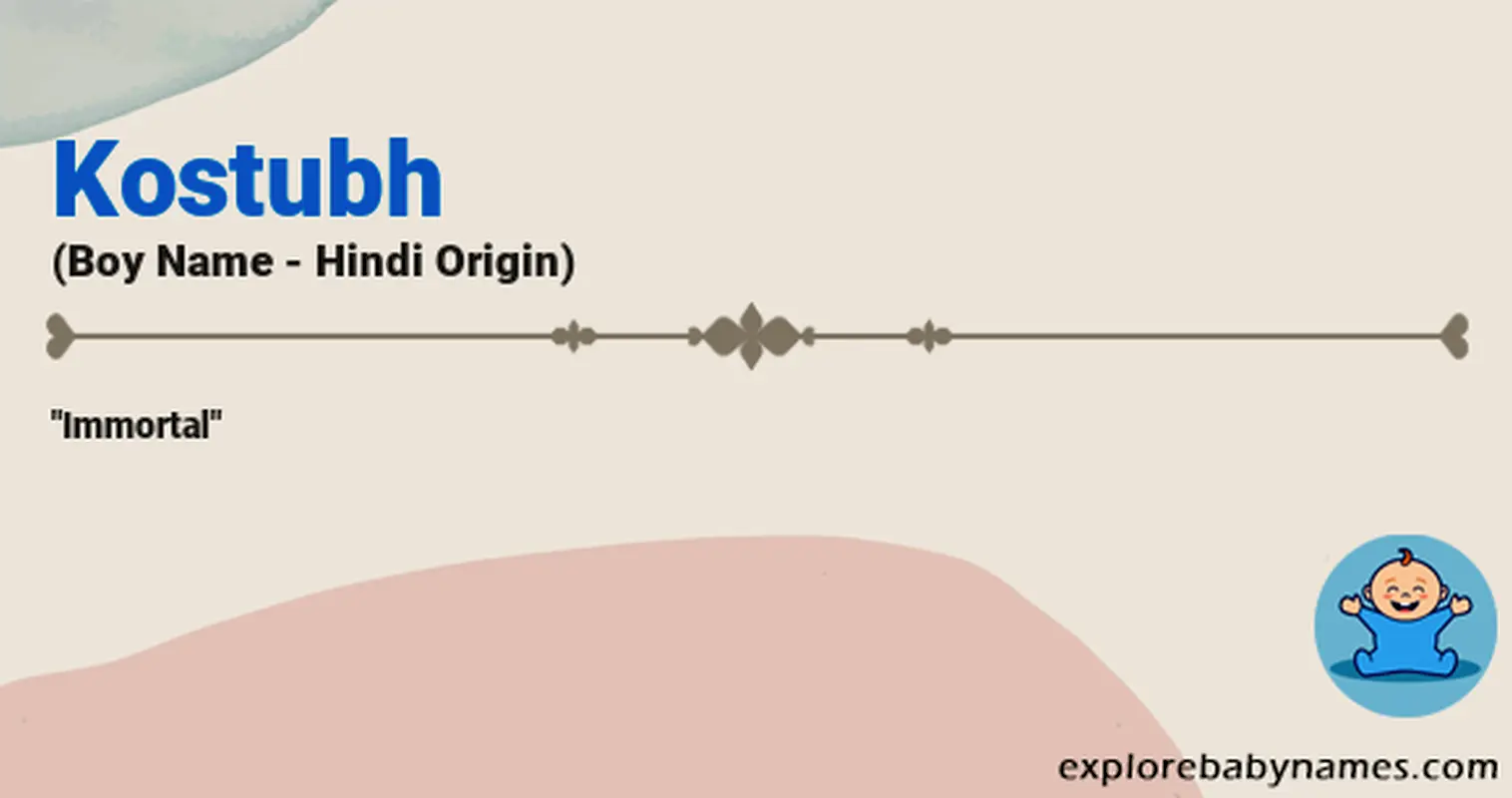 Meaning of Kostubh