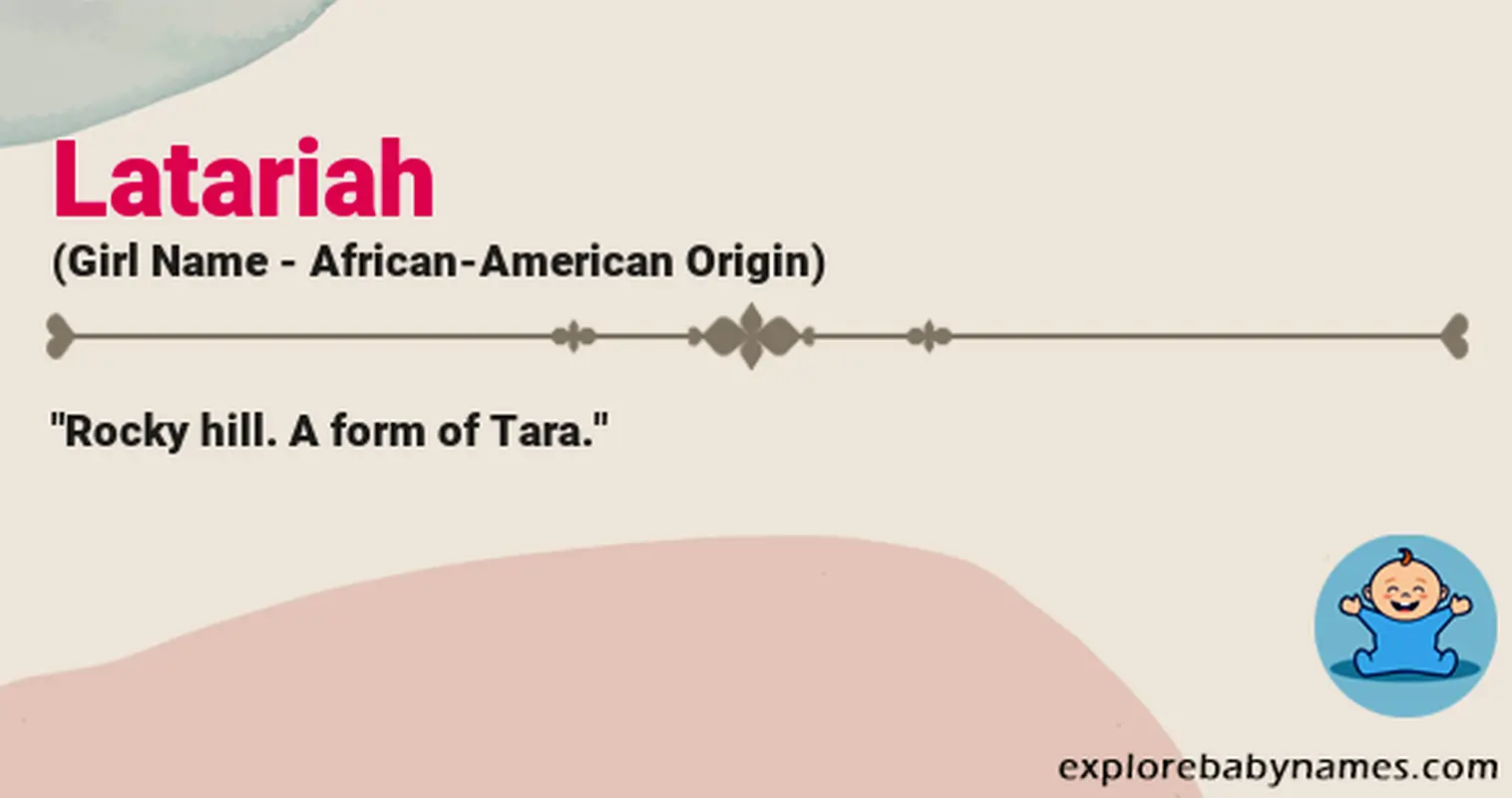 Meaning of Latariah