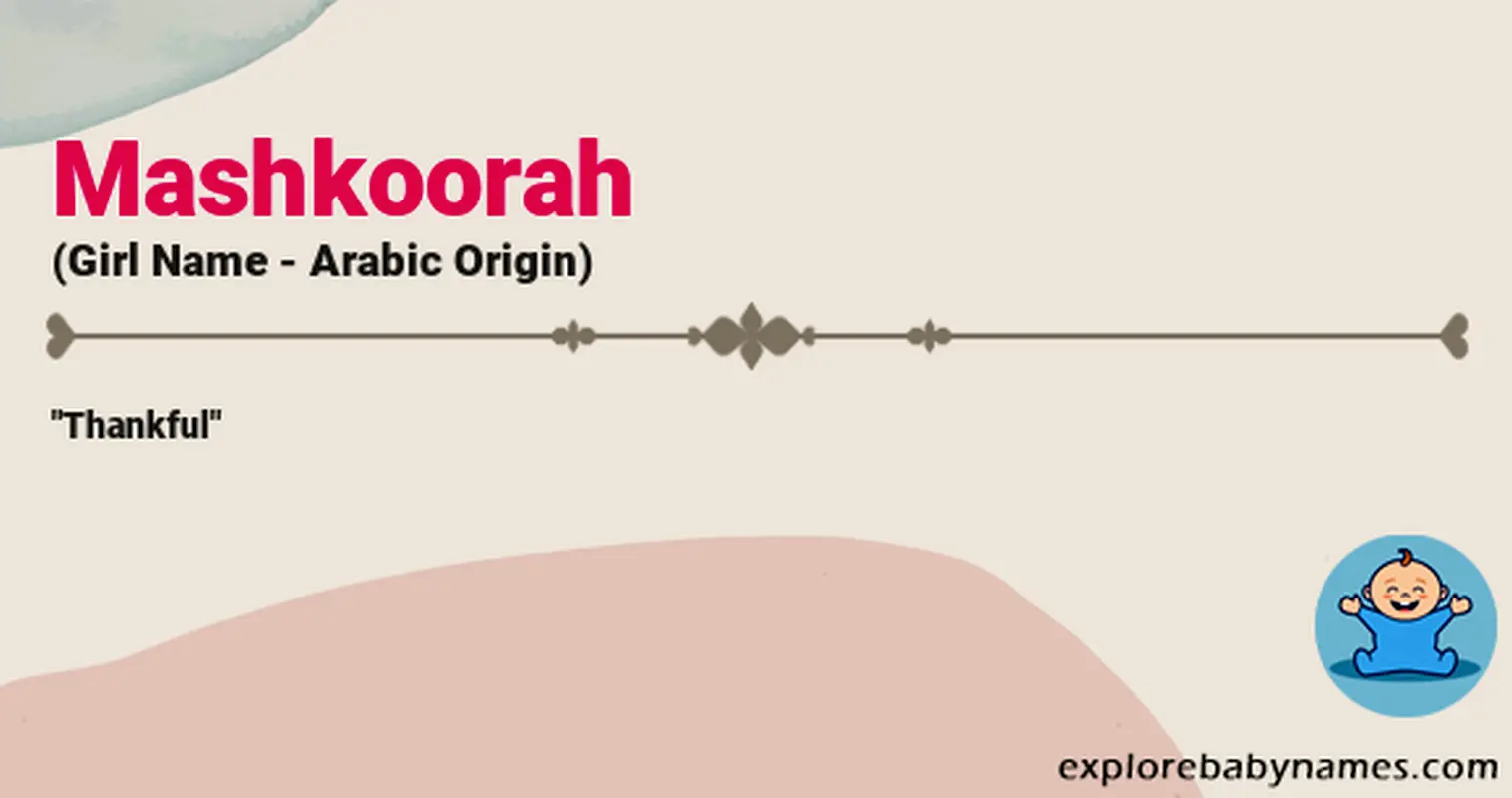 Meaning of Mashkoorah