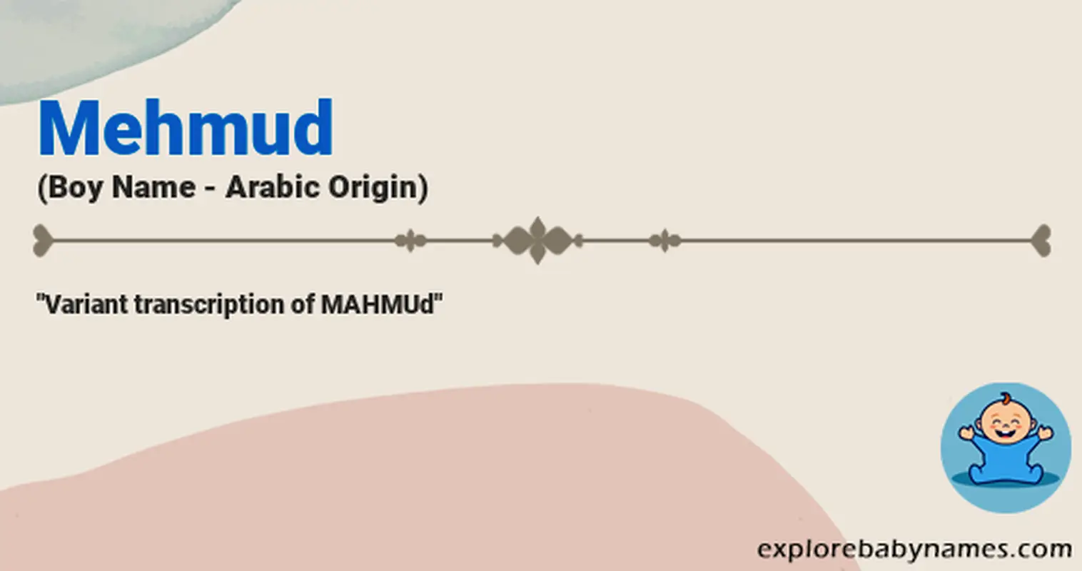 Meaning of Mehmud