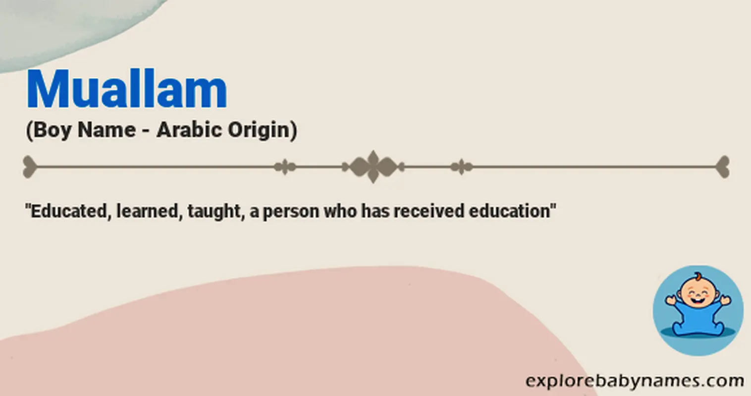 Meaning of Muallam