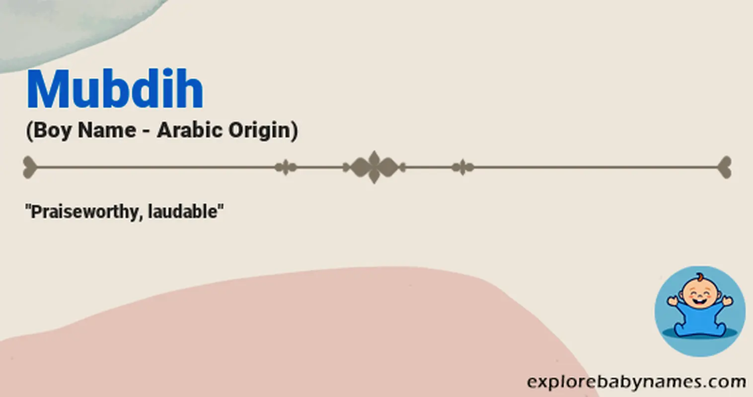 Meaning of Mubdih