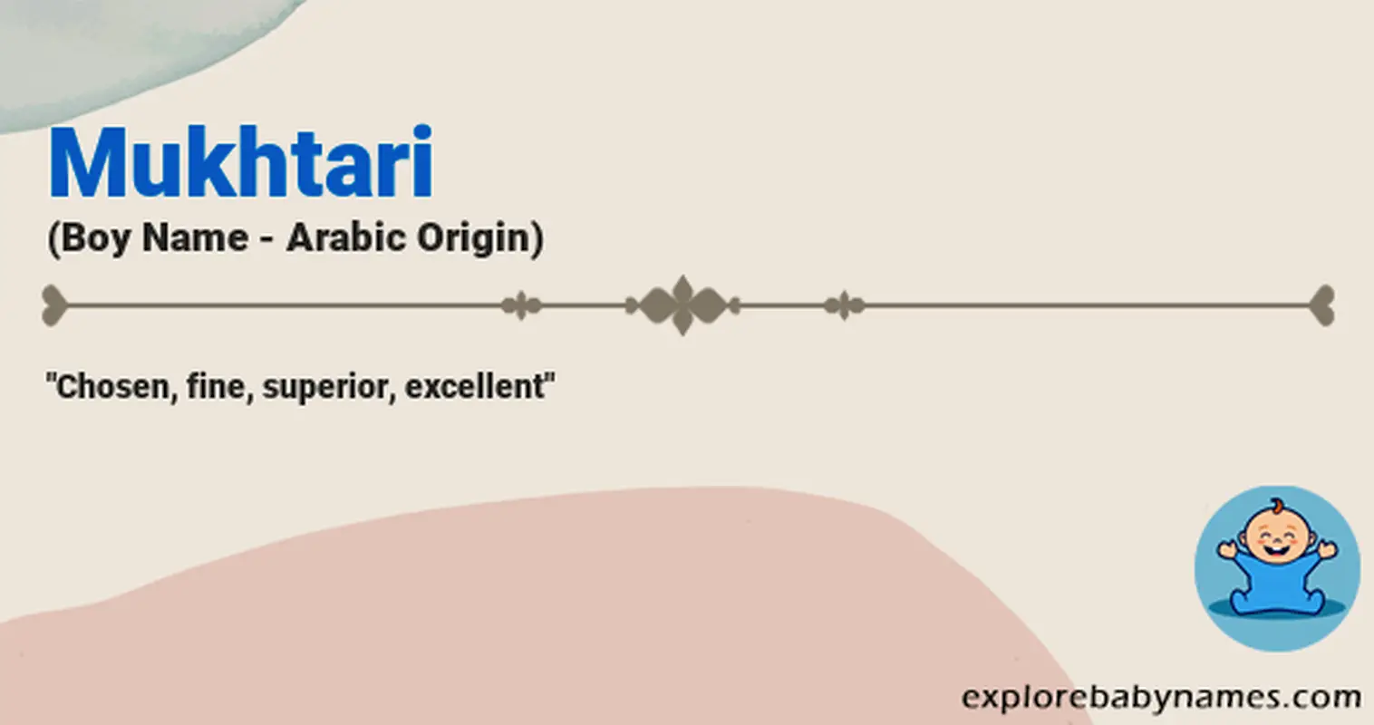 Meaning of Mukhtari