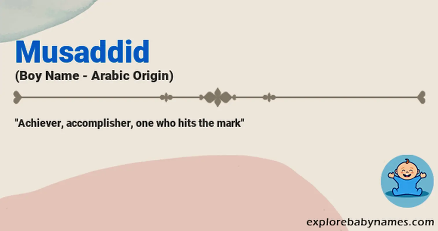 Meaning of Musaddid