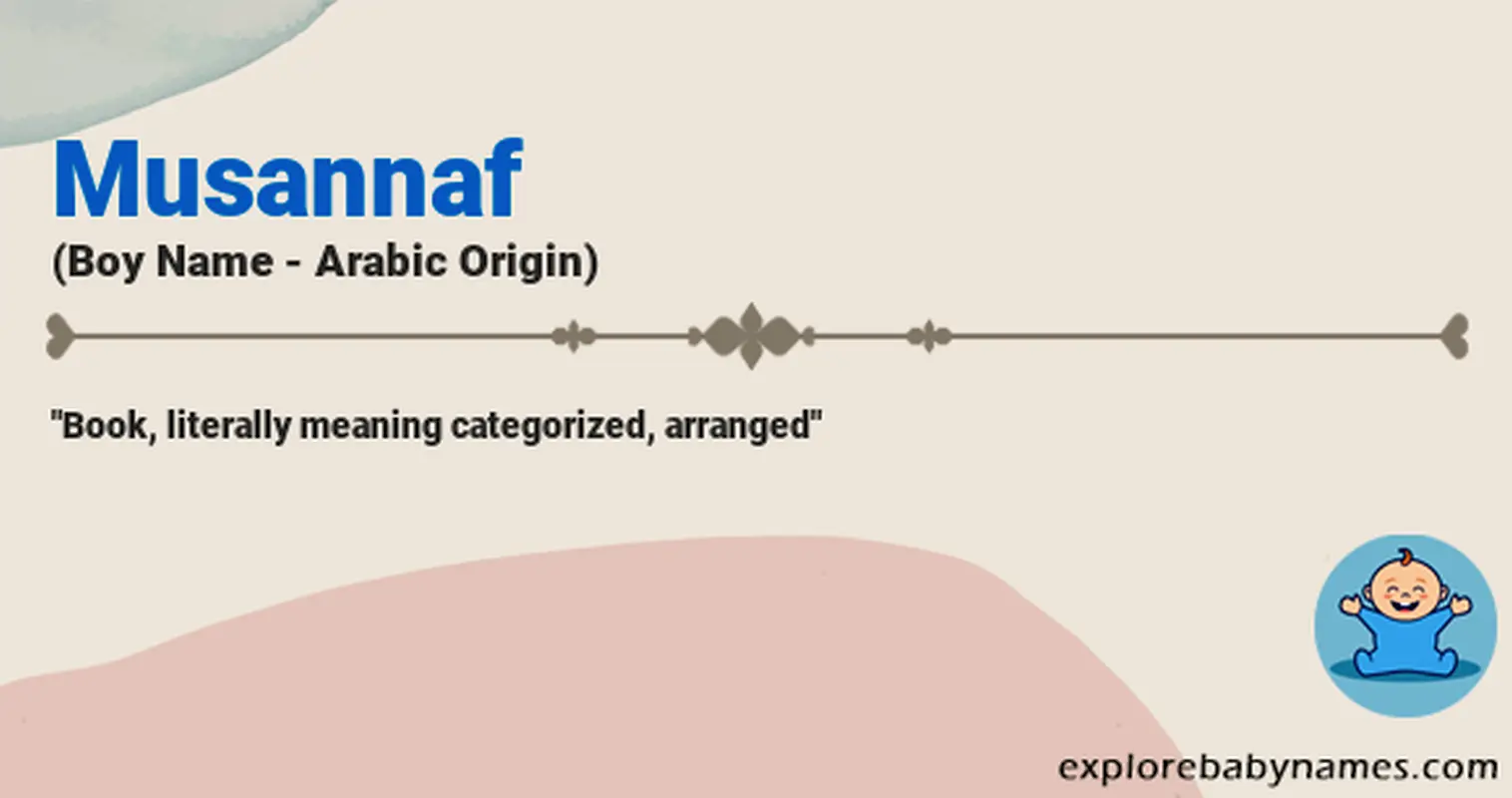 Meaning of Musannaf