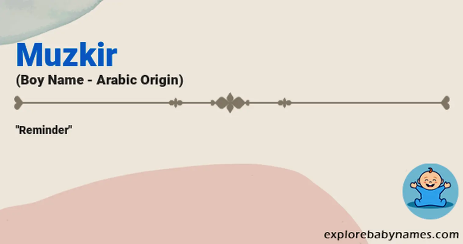 Meaning of Muzkir