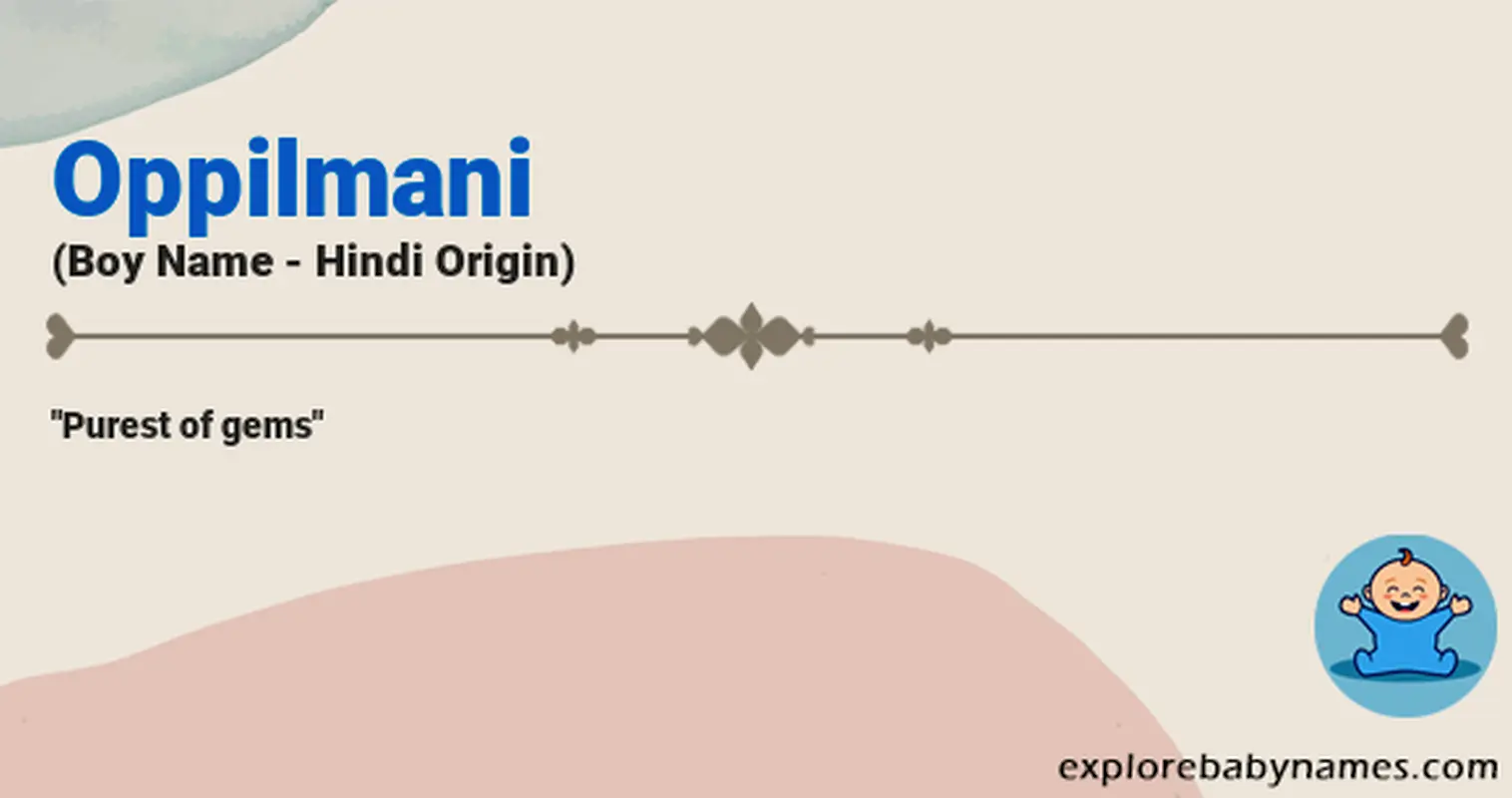 Meaning of Oppilmani