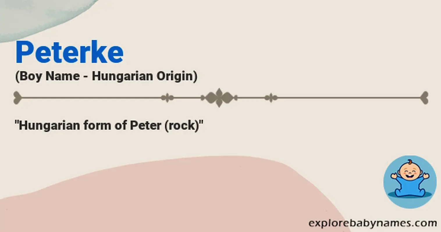 Meaning of Peterke