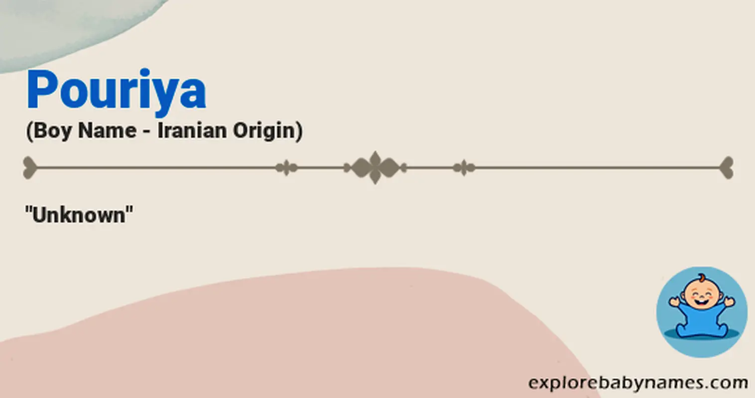 Meaning of Pouriya