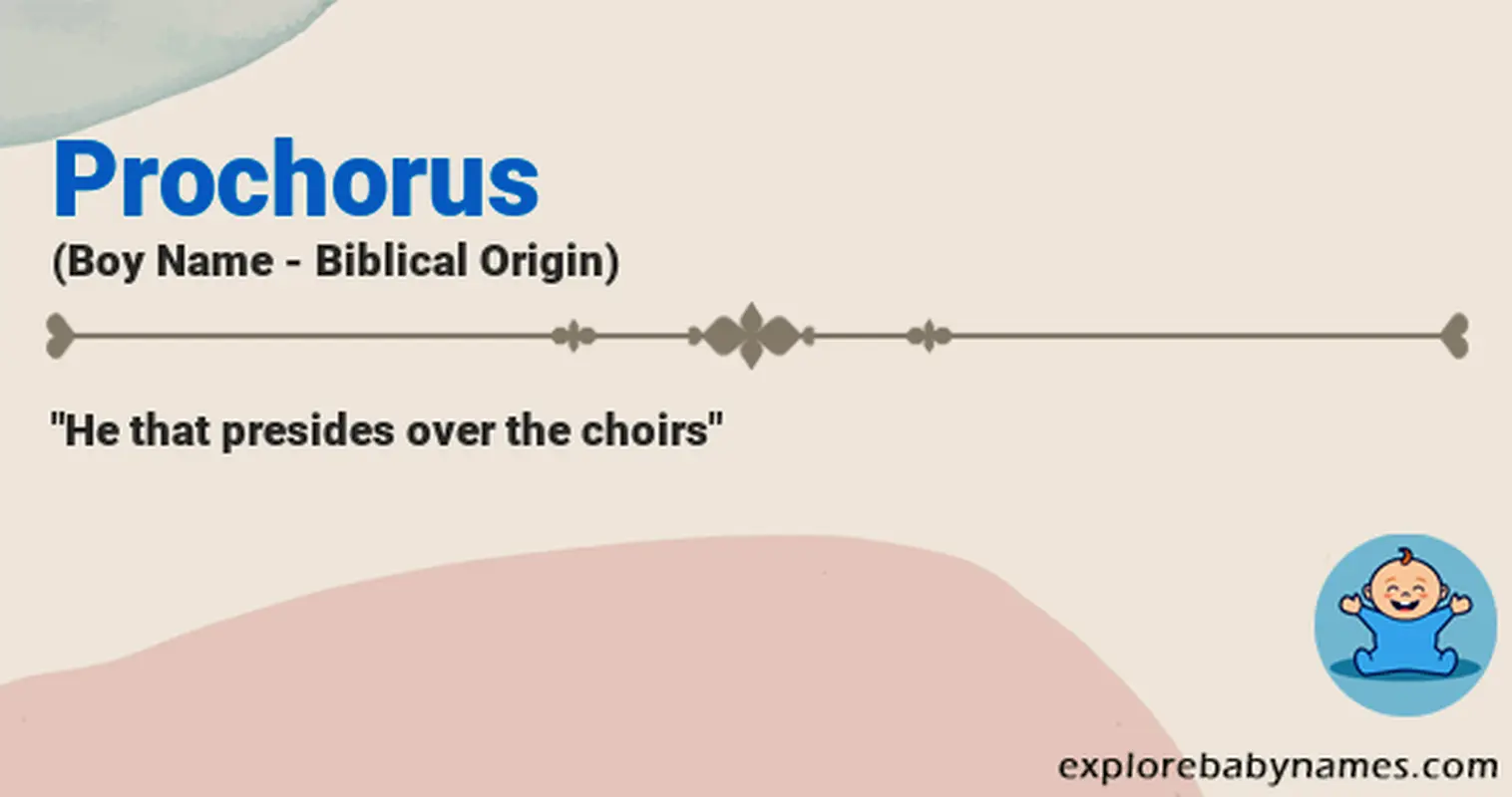 Meaning of Prochorus