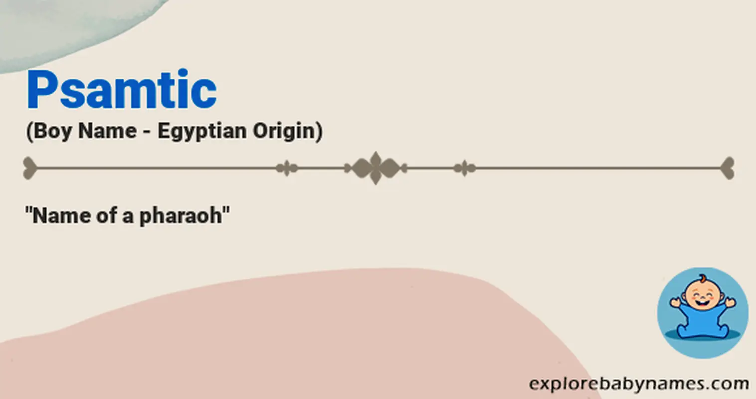 Meaning of Psamtic