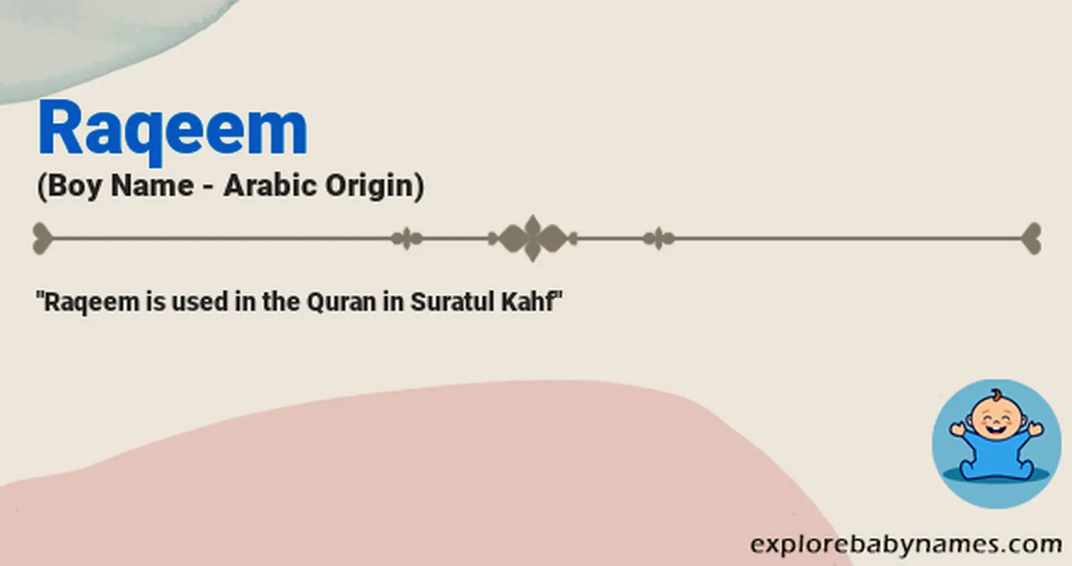 Meaning of Raqeem