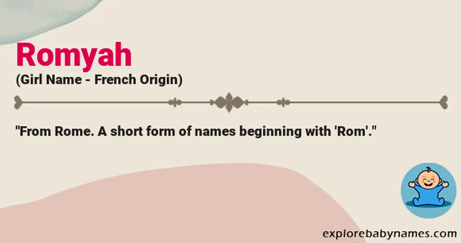 Meaning of Romyah