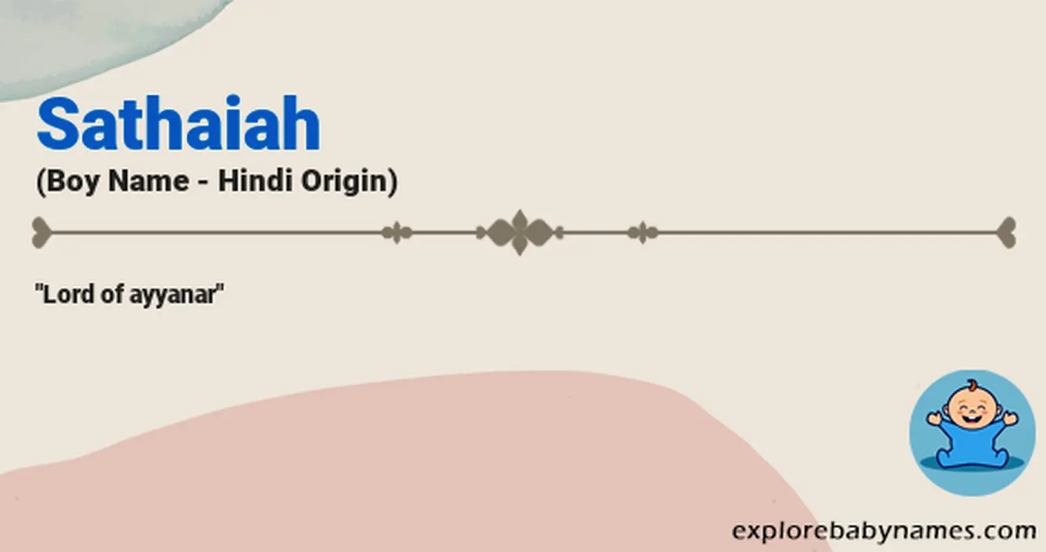 Meaning of Sathaiah