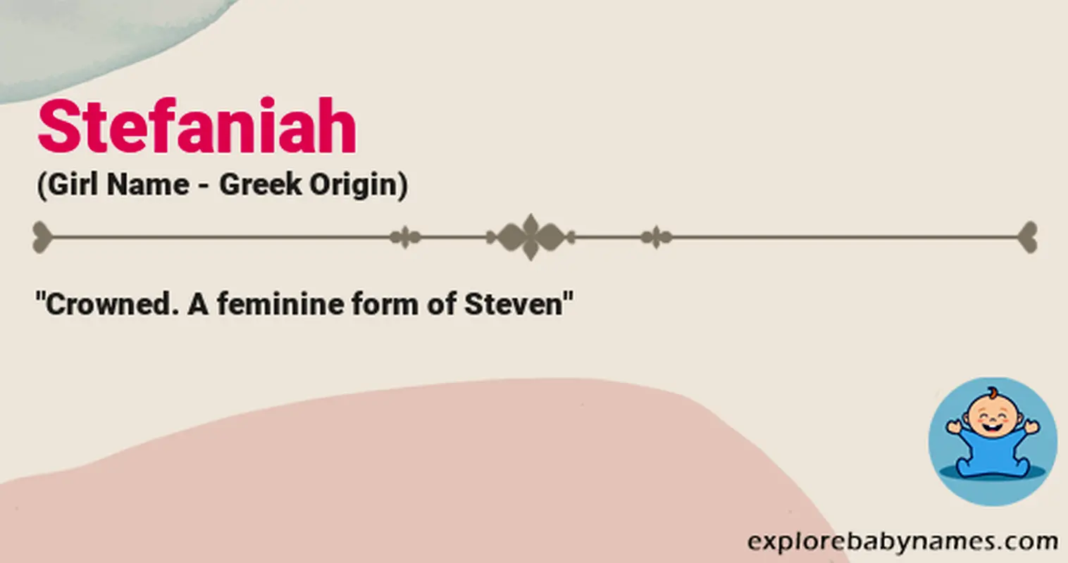 Meaning of Stefaniah