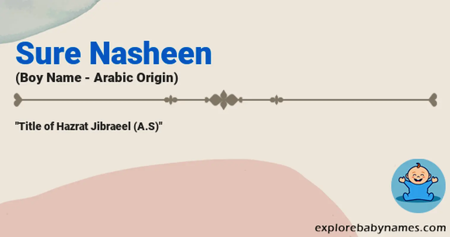 Meaning of Sure Nasheen